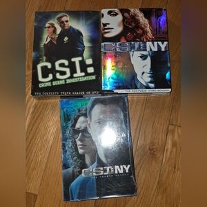 3Sets CSI & CSI NY SEALED CSI: Crime Scene Investigation DVD Set 3RD & 4TH